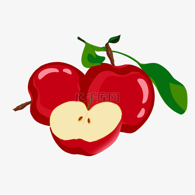 水果红色苹果