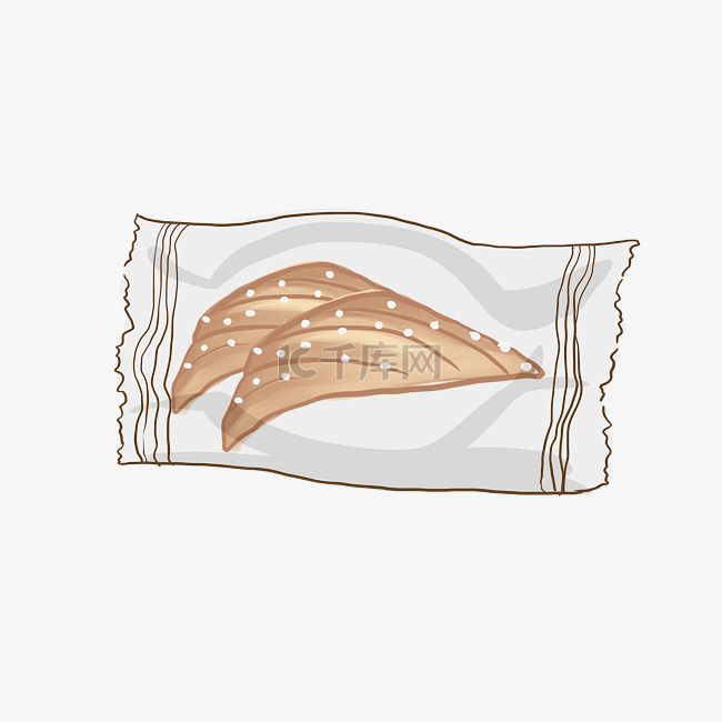 袋装牛角面包 