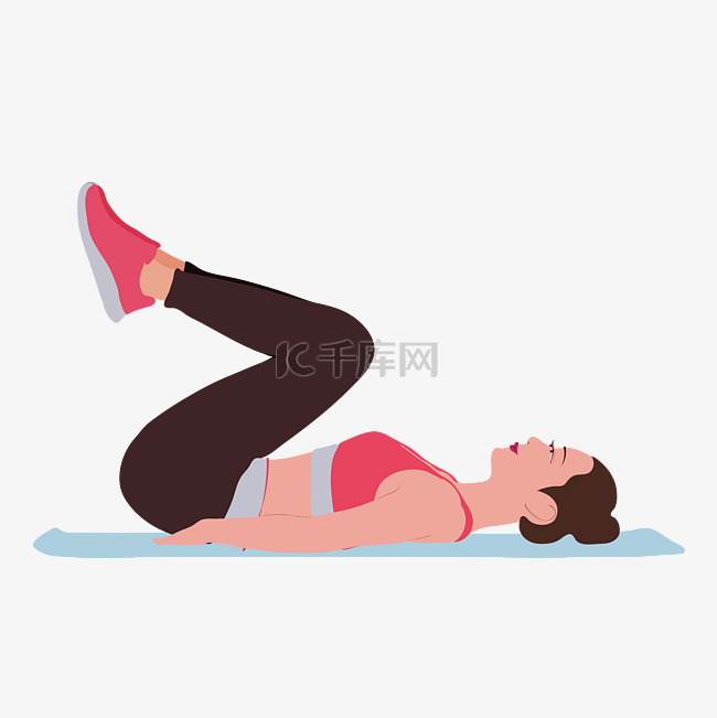 女性瑜伽锻炼