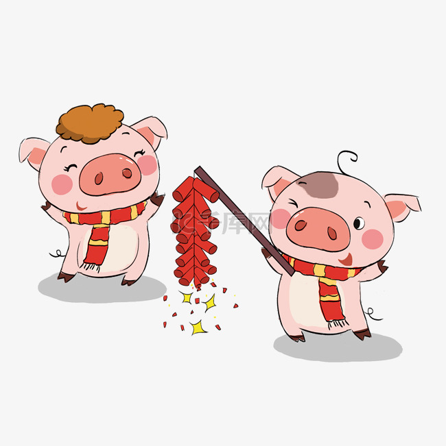 猪年春节鞭炮
