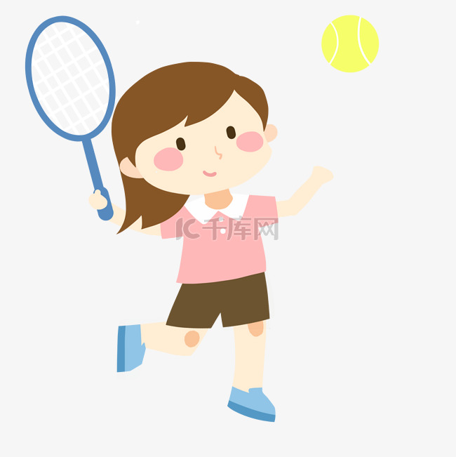   网球女孩 