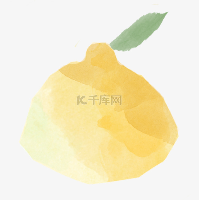 小清新手绘柠檬