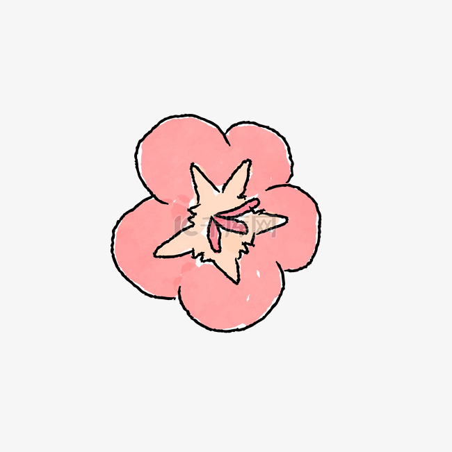  粉色桃花 