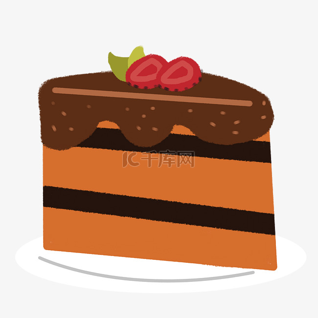 可爱草莓黑森林蛋糕