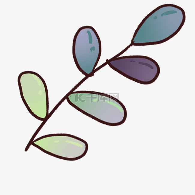 绿色小植物小藤蔓