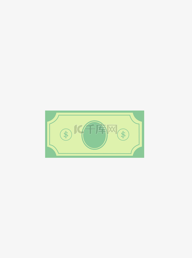 商务商用金融办公卡通扁平绿色纸