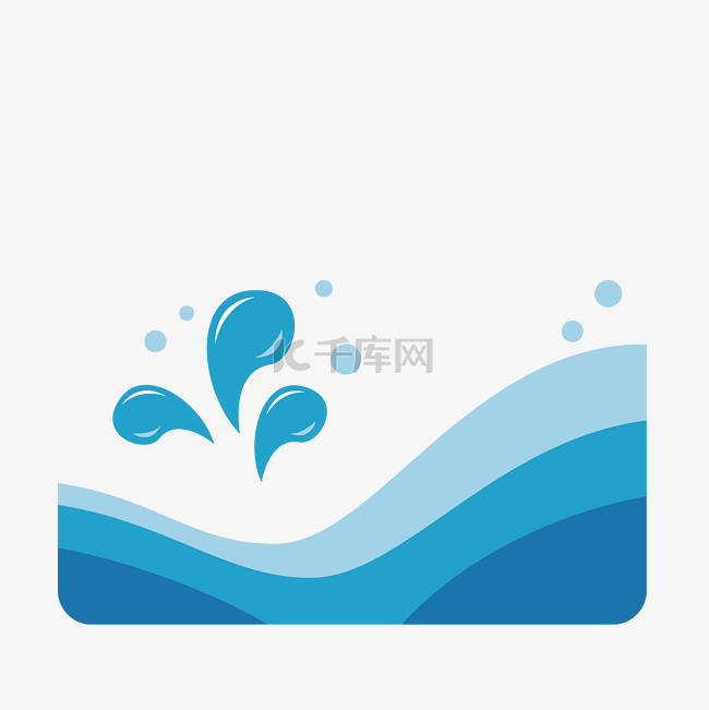 流动的水PNG下载