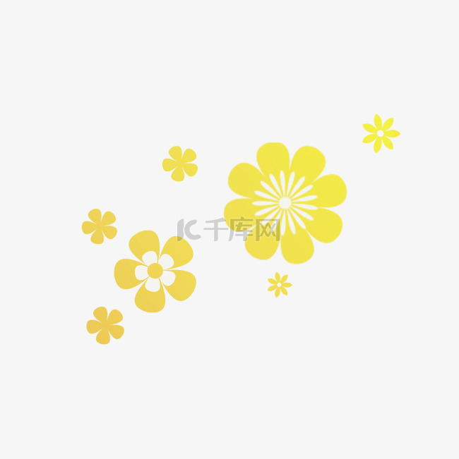 黄色雏菊自然元素