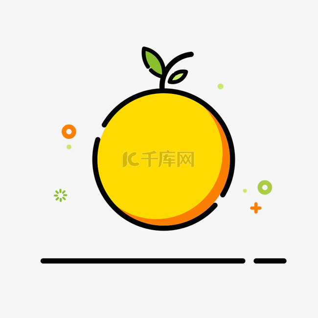 橙子MBE风格图标
