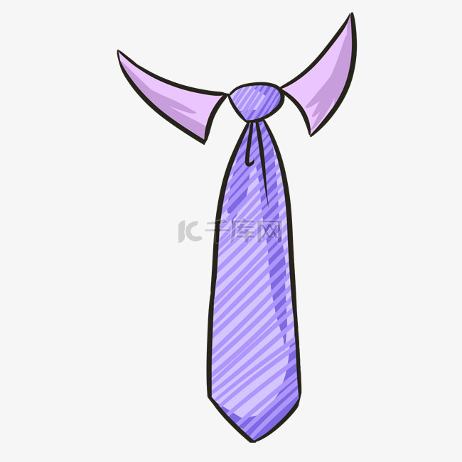 男士紫色领带礼物