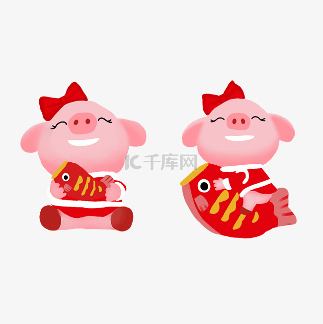 春节新年小猪