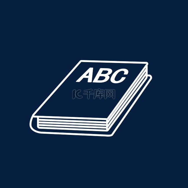 简易ABC线条字母书