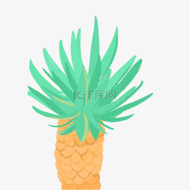 卡通热带菠萝树下载