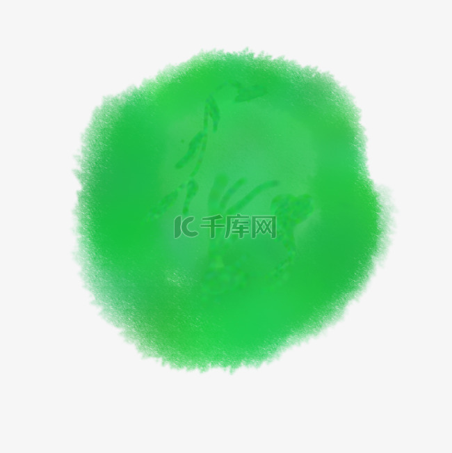 绿色斑斓花纹