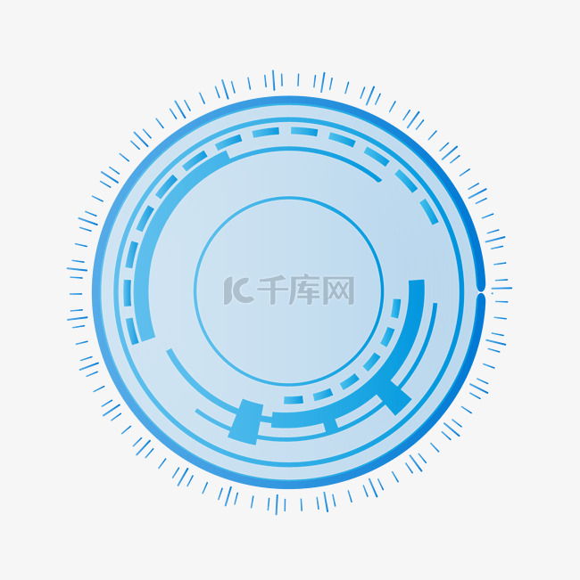 科技感大数据装饰人工智能几何圆