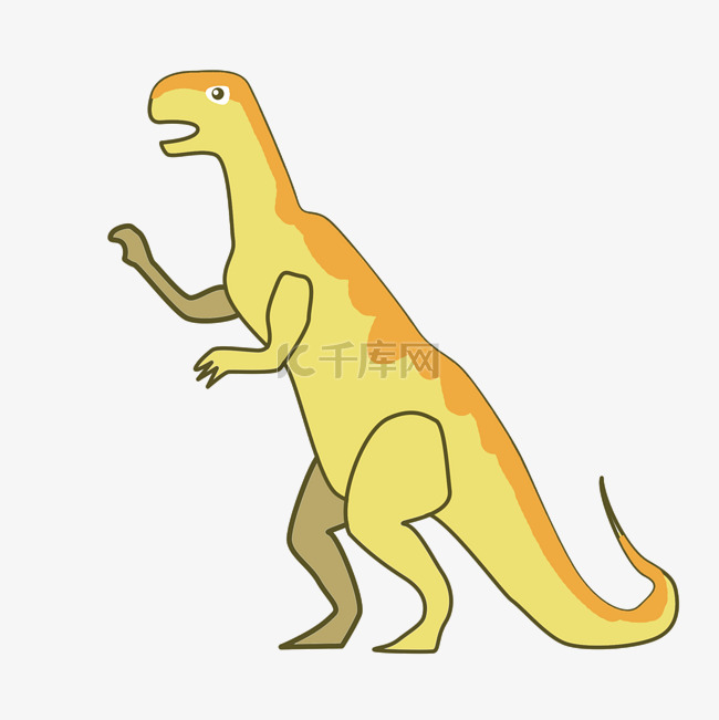 黄色的恐龙
