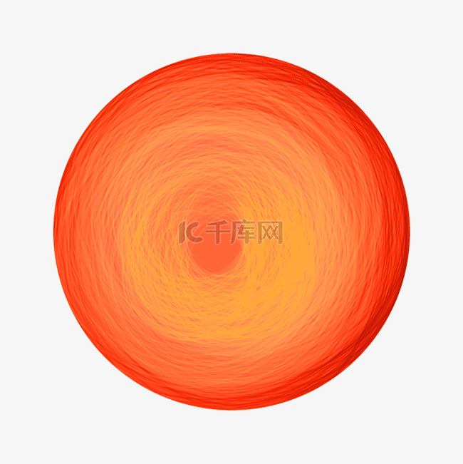 太阳抽象线条艺术旋转球