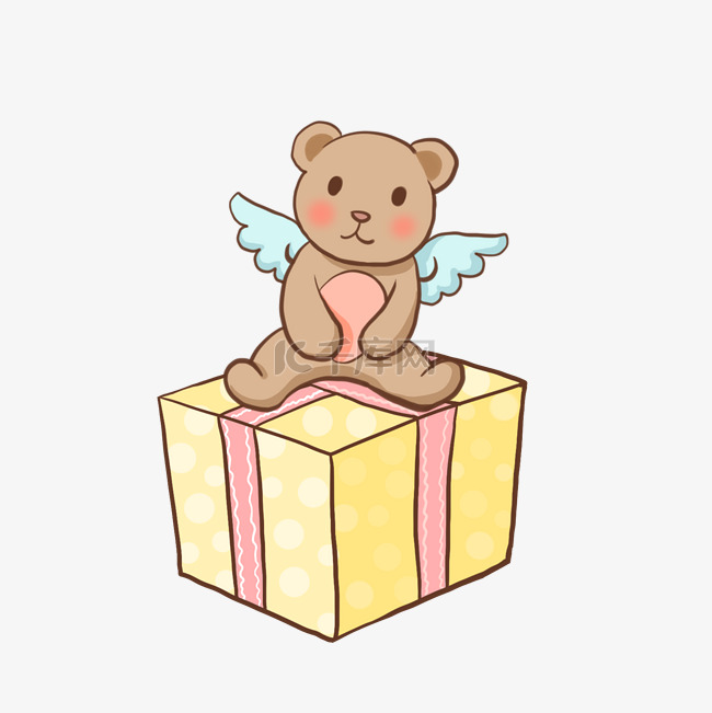 礼物礼盒小熊