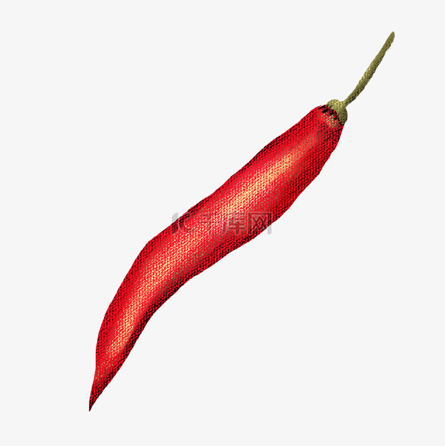 红色新鲜辣椒食材PNG图片