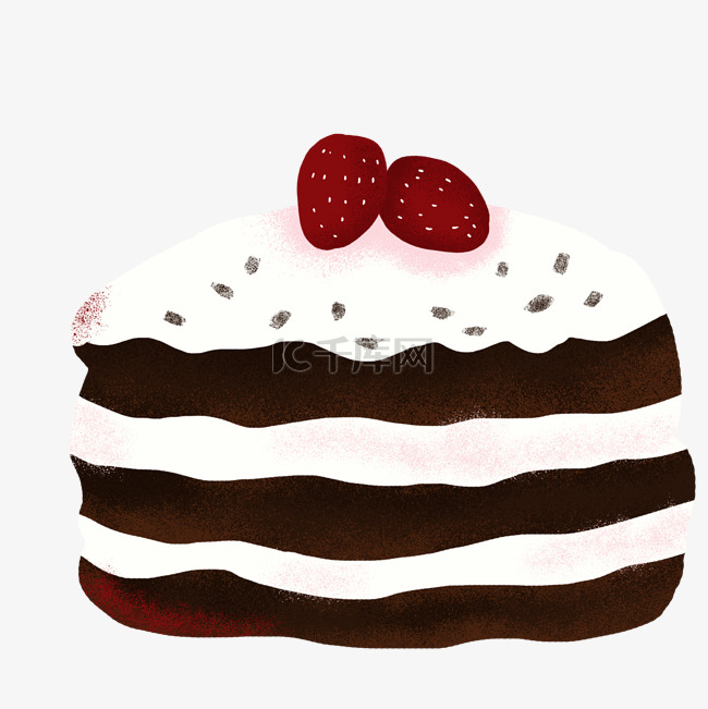 卡通手绘甜品蛋糕设计素材