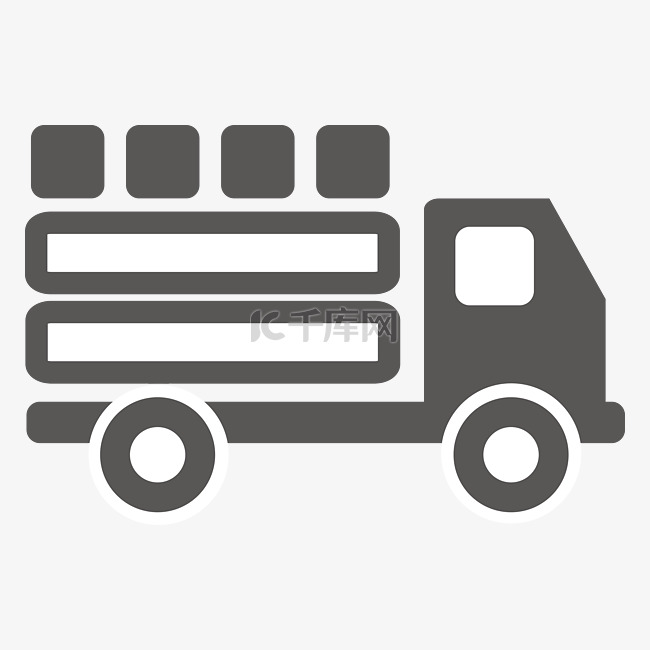 货物卡车素材图标
