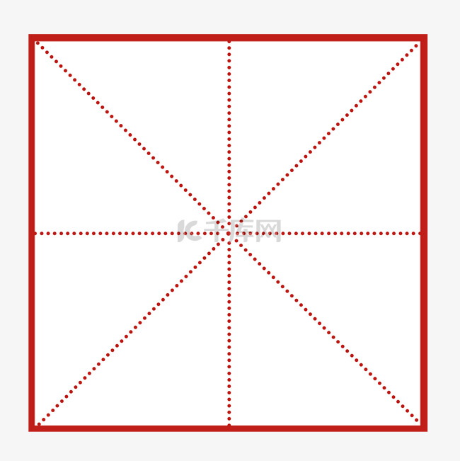 汉字方格中国绘制