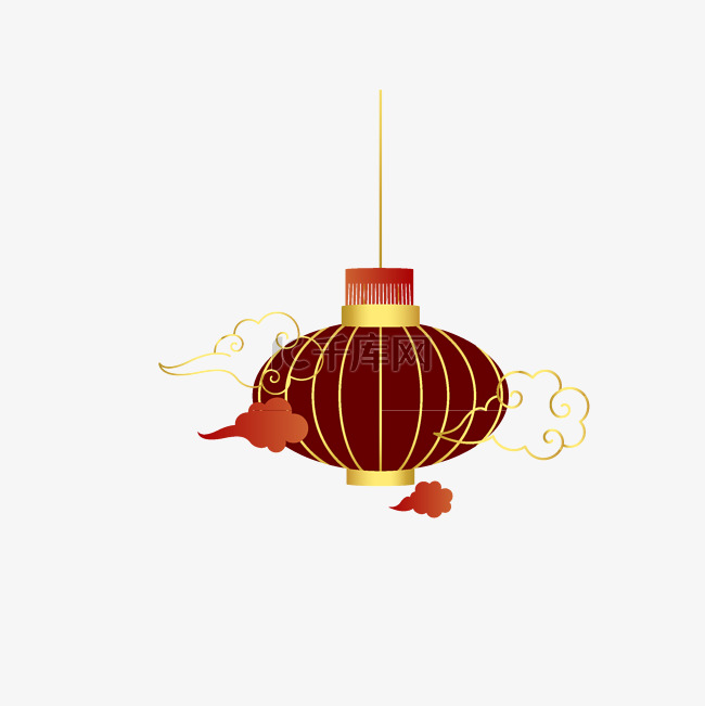 中国风灯笼装饰图案