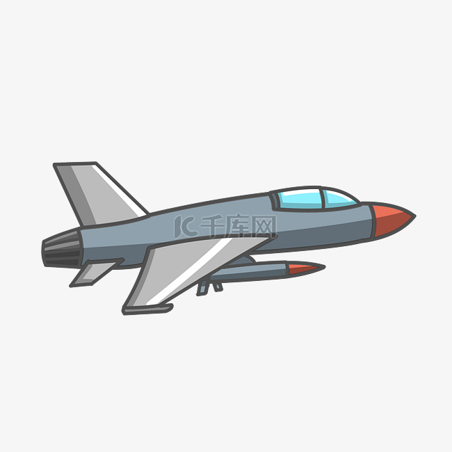 军事灰色飞机插图