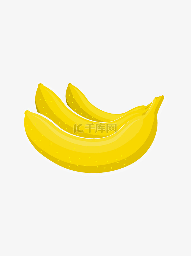 香蕉水果可商用元素