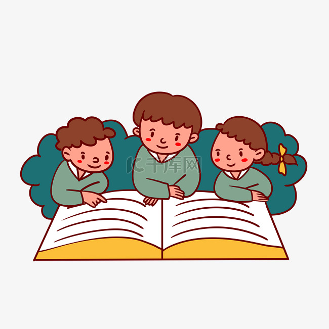 手绘卡通矢量学生学习准备考试素材图片免费下载-千库网