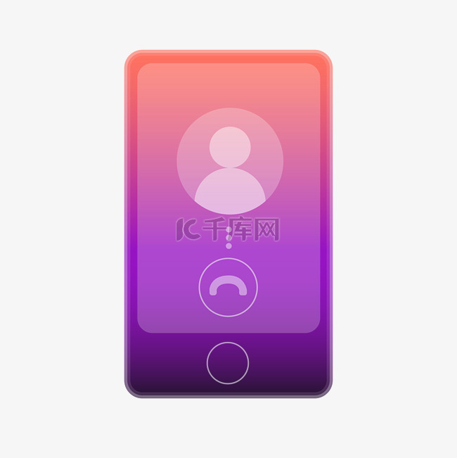 紫色智能立体手机插图