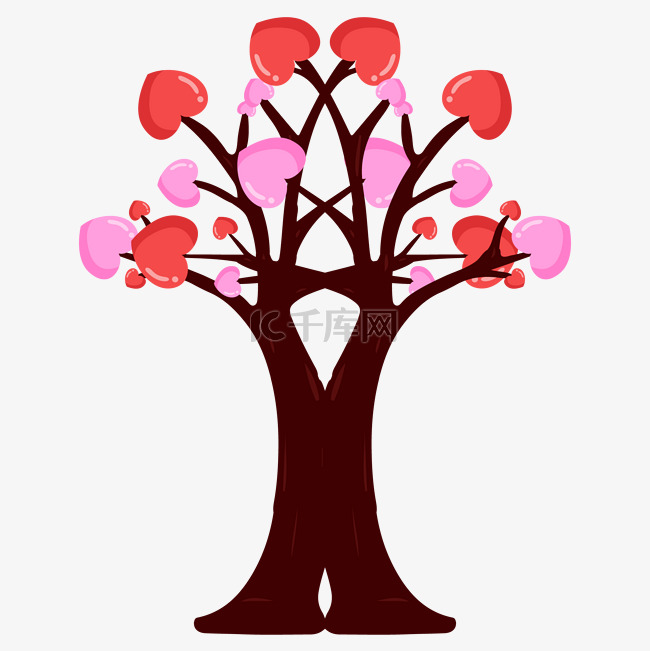 情人节爱情树 