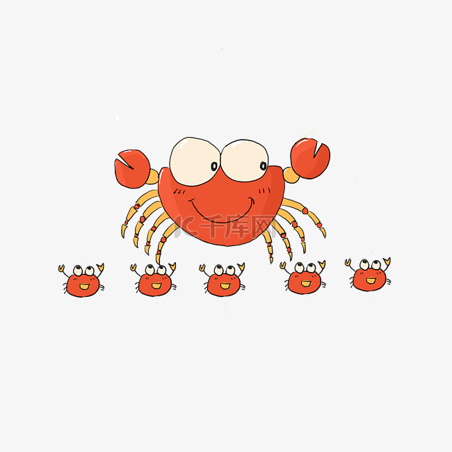 大螃蟹小螃蟹