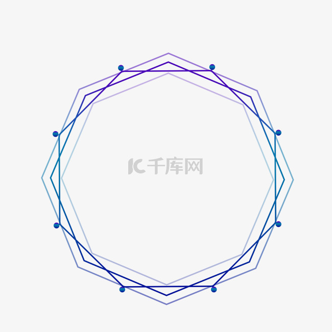 商务风格不规则办公线框科技感