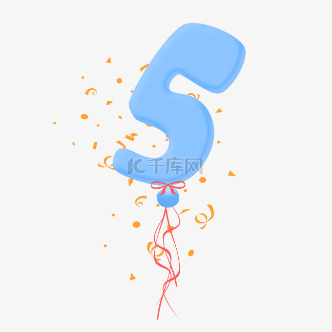 气球字体装饰图案免费下载