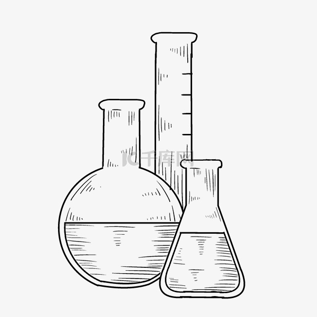 线描化学实验用品