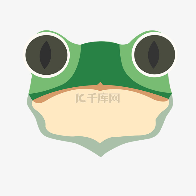 手绘动物青蛙插画
