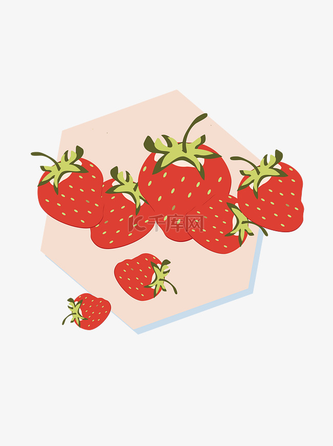 盒子里草莓水果