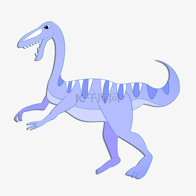 大嘴巴动物恐龙插画