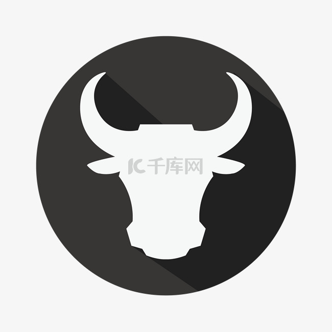 免抠牛头logo