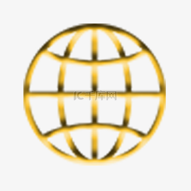 圆形的地球图标设计