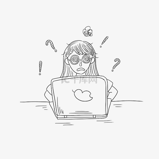 描线老师素材图片免费下载-千库网