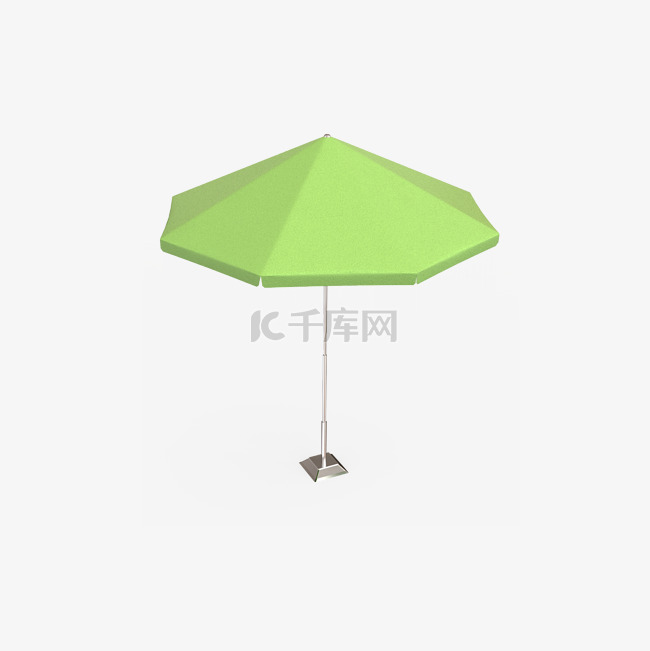 绿遮阳伞