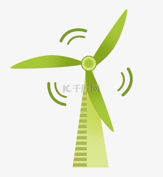 开发绿色新能源风车