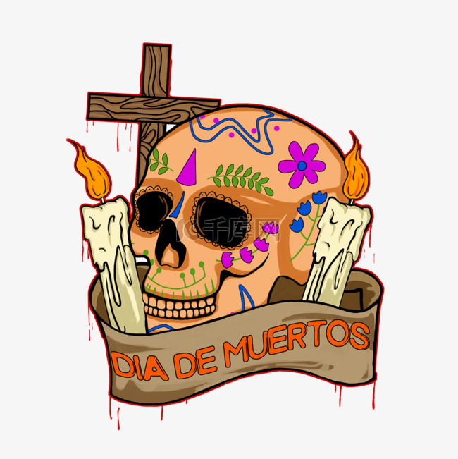 díade muertos手绘节