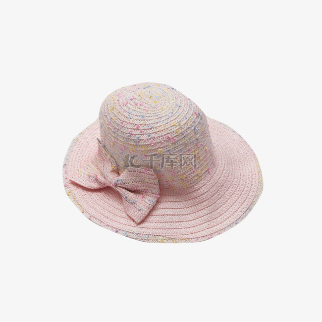 粉色夏季遮阳防晒帽