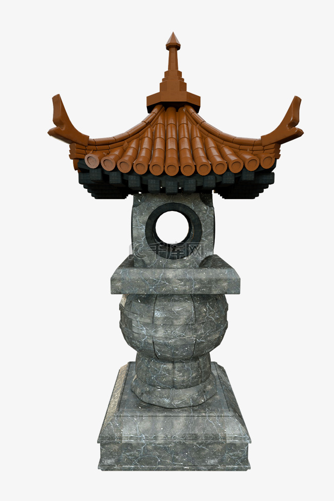 中式石龛屋檐