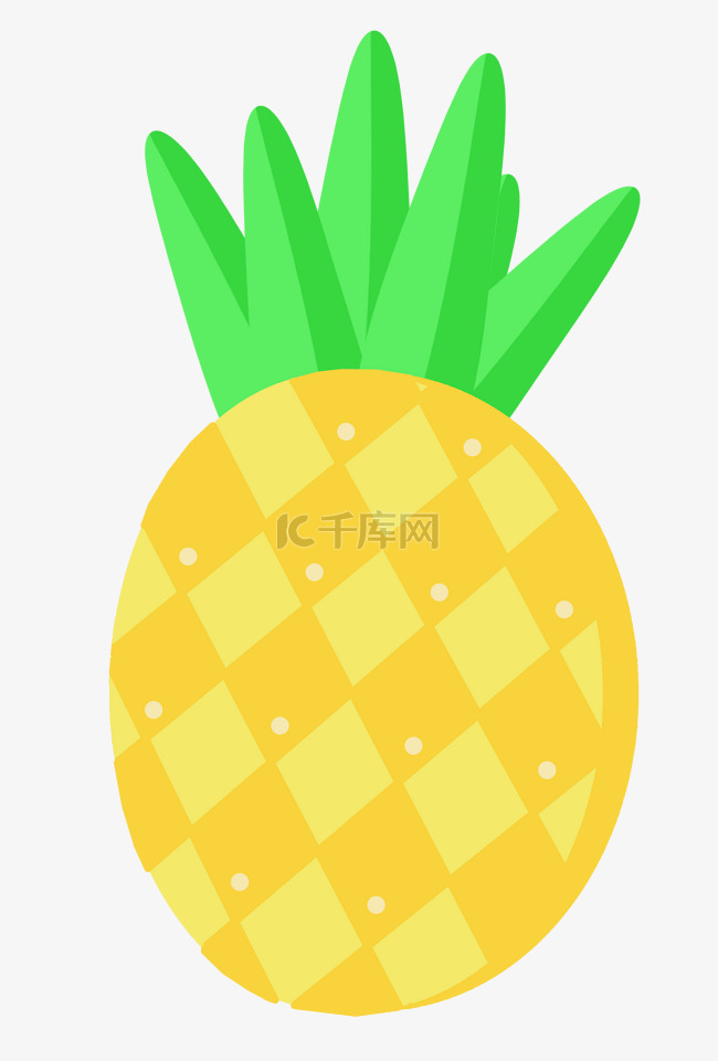 一个菠萝水果