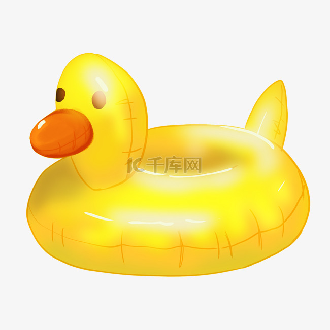 黄色小鸭子泳圈