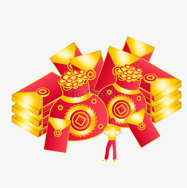新年春节福袋红包